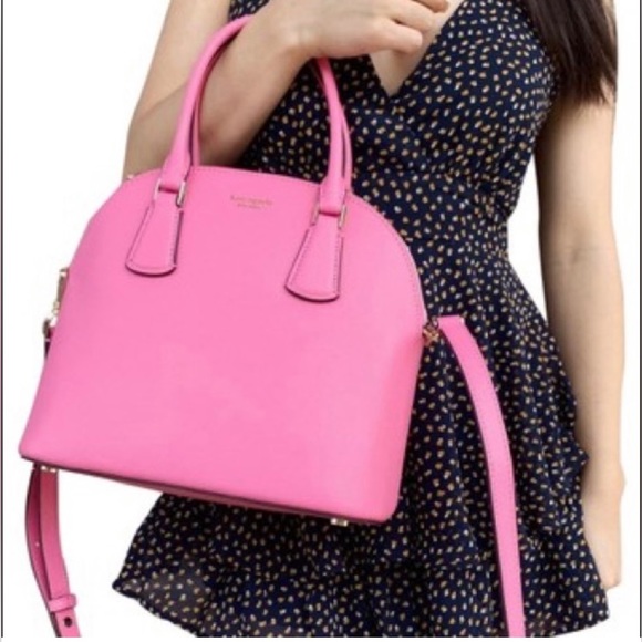 Kate Spade Sylvia Medium Dome Satchel Crossbody Bag-Blustery Pink - Picture 11 of 11